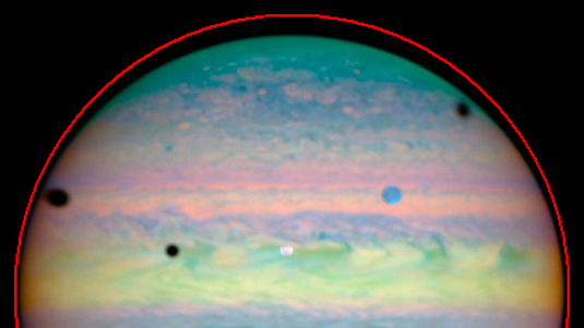 Hubble-Aufnahme des Jupiters
