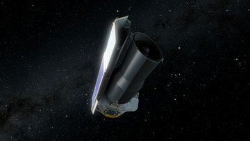 Das Spitzer-Weltraumteleskops im All