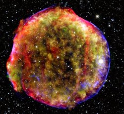 Der Überrest von Tychos Supernova