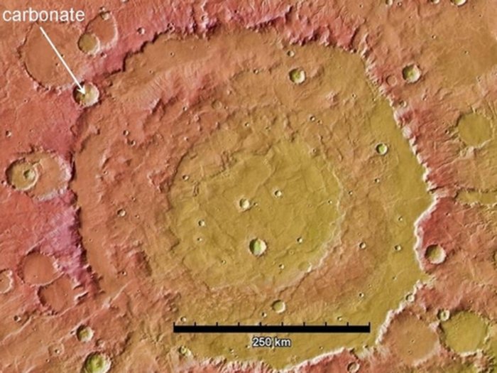 Krater Huygens