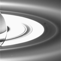 Saturnring im Gegenlicht