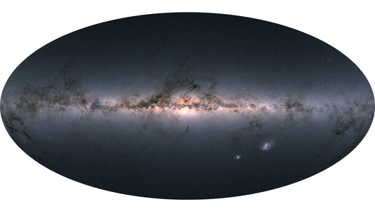 Die von Gaia aufgenommene Sternenkarte der Milchstraße
