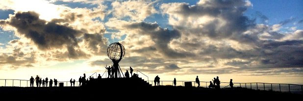 Der Globus auf den Klippen des Nordkaps, Lizenz: CC0 Public Domain