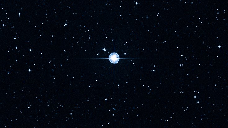 Heller Himmelskörper im All