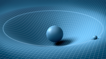 Illustration der Gravitationskraft