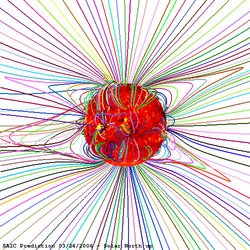 Simulation der Sonnenkorona