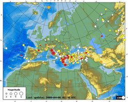 Beben in Europa