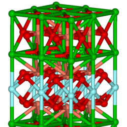 Kristallstruktur eines Hochtemperatur-Supraleiters