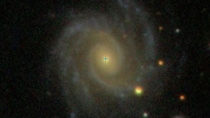 Galaxie mit Spiralmuster