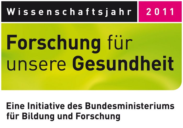 Logo auf grünem Hintergrund