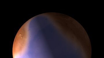 Künstlerische Darstellung der Marsoberfläche