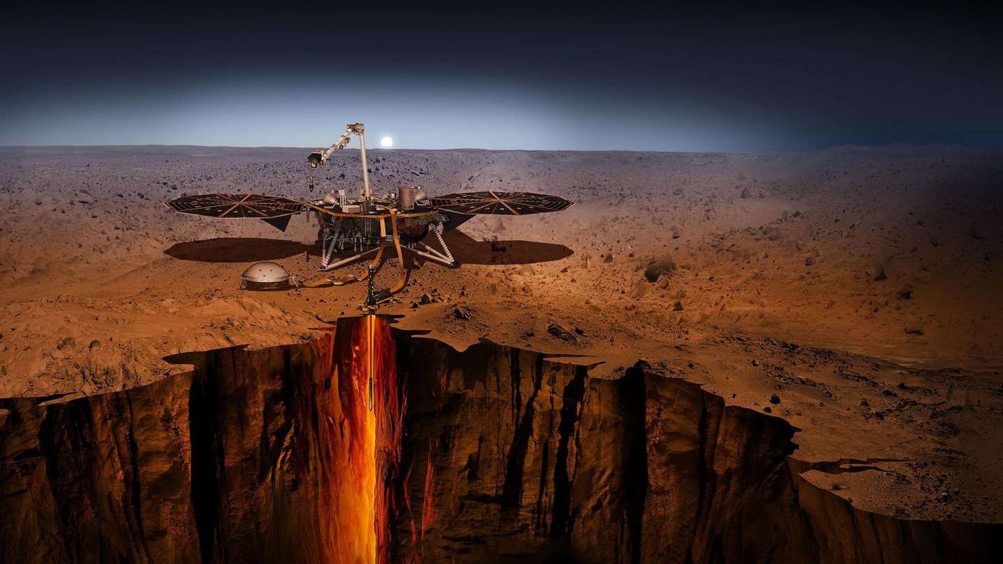 Water in the depths of Mars