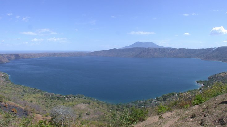 Vulkankrater in Nicaragua