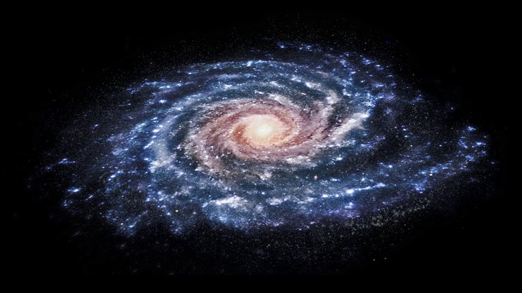 Spiralförmige Galaxie