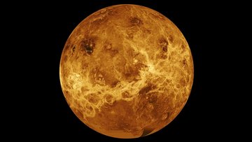 Die Aufnahme zeigt die Oberfläche der Venus