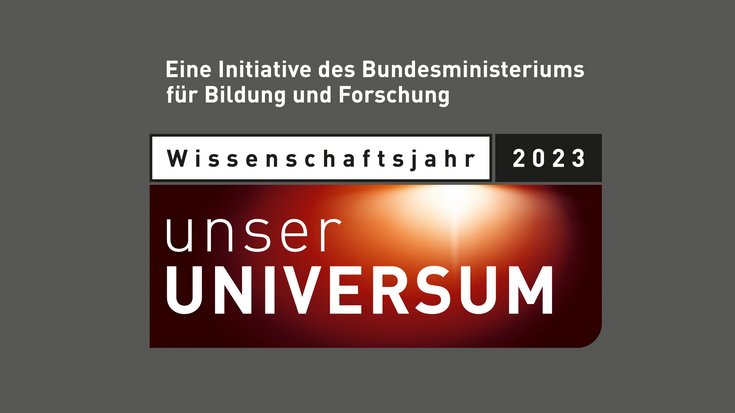 Logo zum Wissenschaftsjahr – Unser Universum