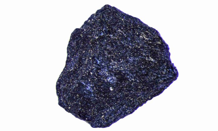 Lutetiumhydrid Das Bild zeigt ein schwarzes Material.