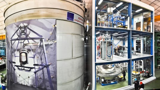 XENON1T-Experiment im Gran-Sasso-Untergrundlabor 