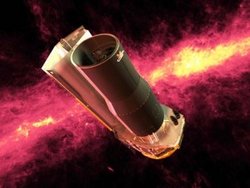Spitzer-Teleskop (künstlerische Darstellung)