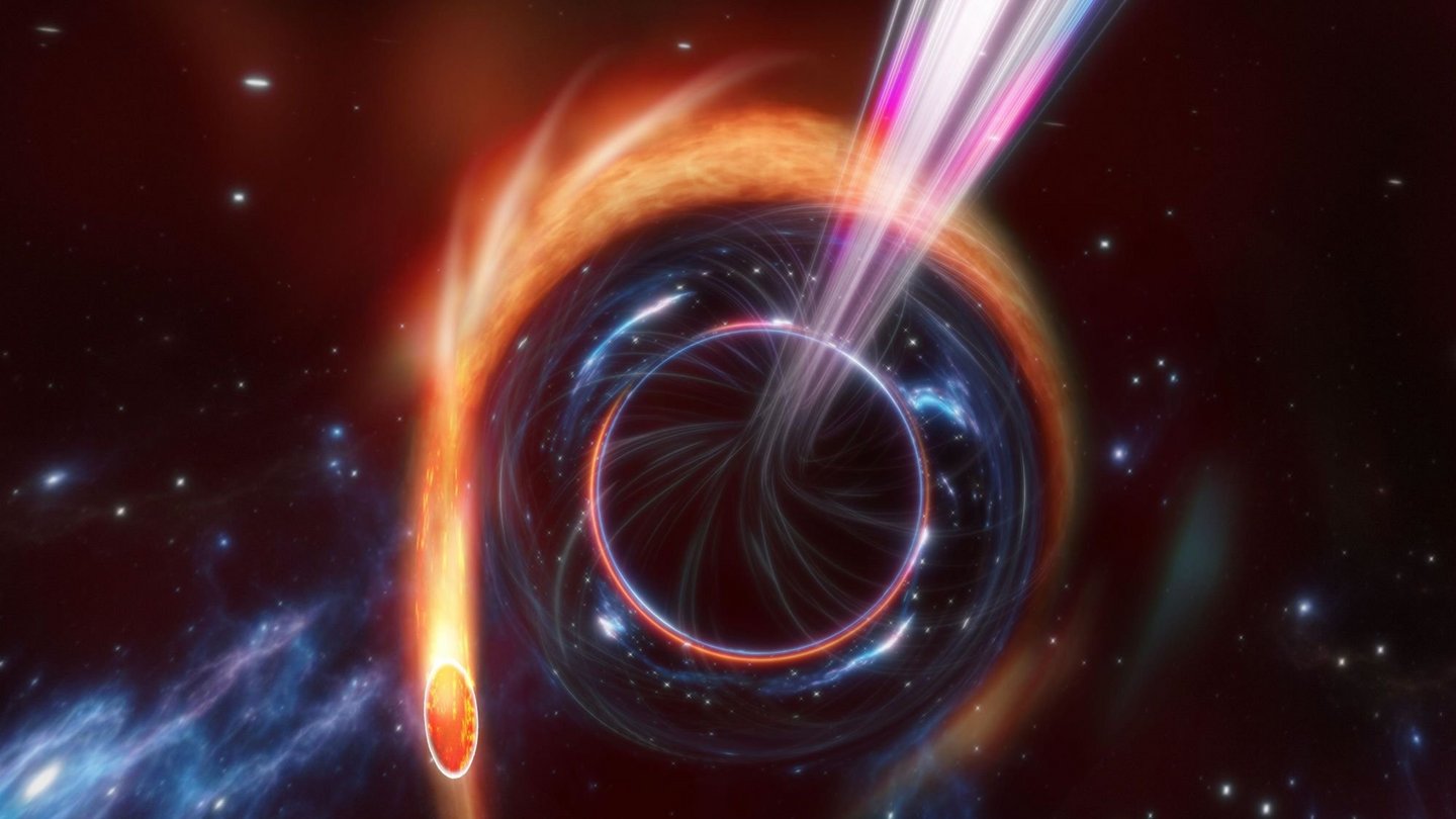 World of Physics: Black hole tears apart star