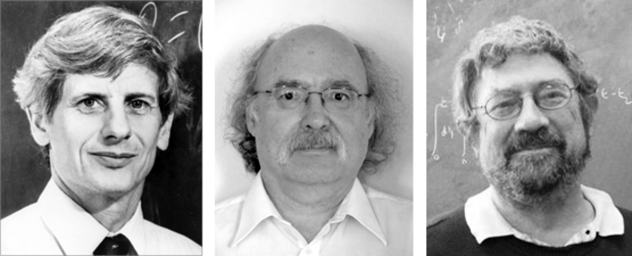 Portraits der drei Physik-Nobelpreisträger 2016