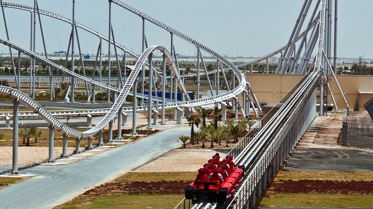 Achterbahn Formula Rossa in Dubai