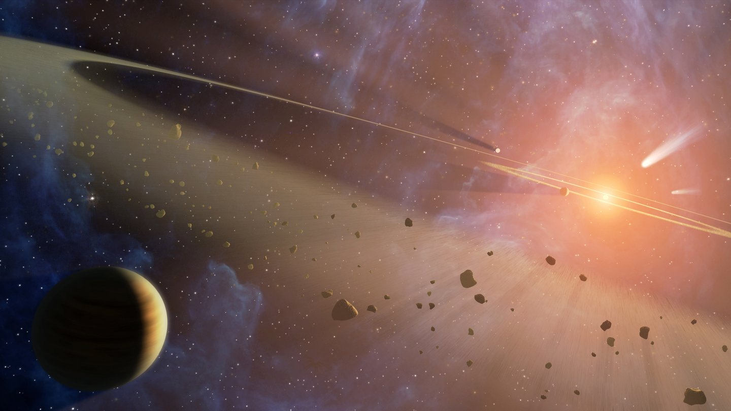 Welt der Physik Gemischte Asteroiden