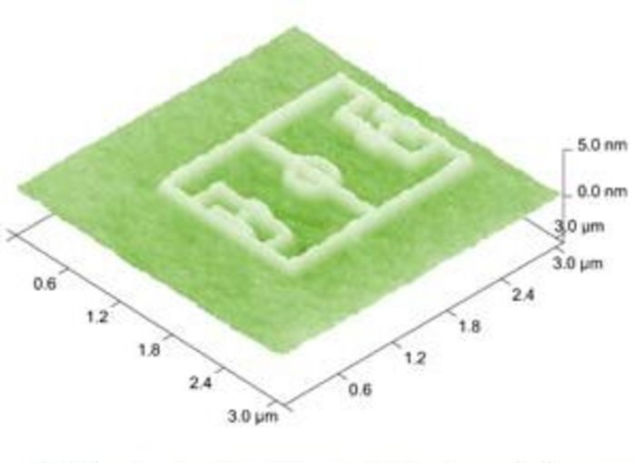3D-Darstellung des vermutlich kleinsten Fußballfeldes der Welt.