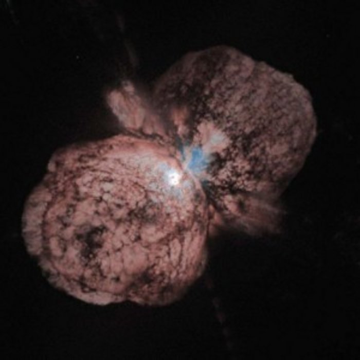 Eta Carinae und die Gaswolken in seiner Umgebung