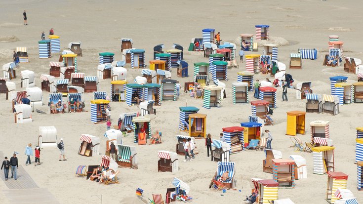 Strandkörbe können immer früher genutzt werden, da der Sommer immer früher beginnt.