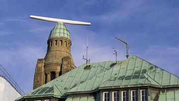 Radioantenne Hamburger Landungsbrücken