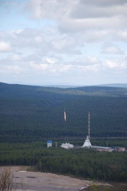 Start der DLR-Forschungsrakete