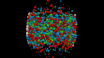 Simulation eines Quark-Gluon-Plasmas