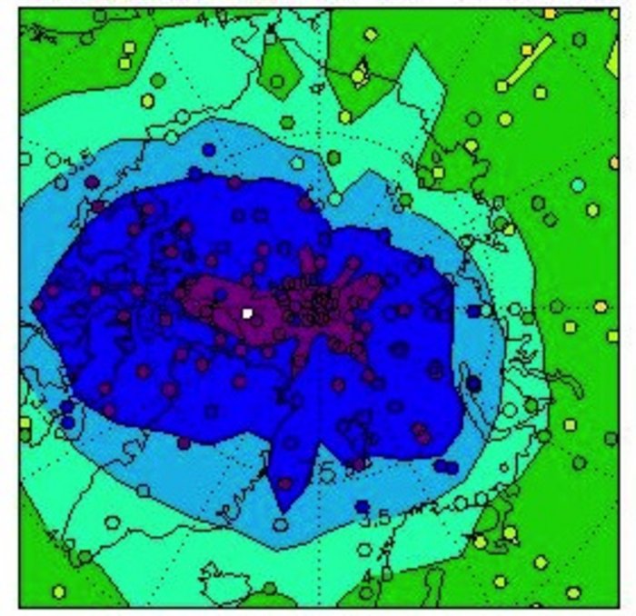 Ozonloch über der Arktis
