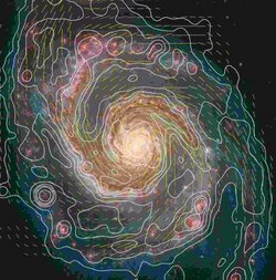 Magnetfelder in der Galaxie M51