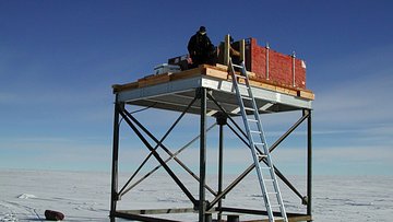 Neutronenmonitor am Südpol
