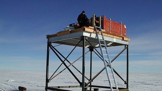 Neutronenmonitor am Südpol