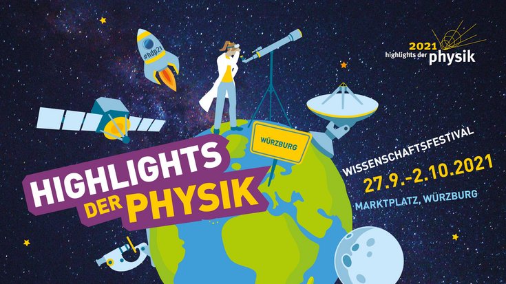 Ausschnitt aus dem Logo der Highlights der Physik 2021