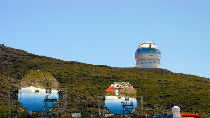 Die beiden MAGIC-Teleskope