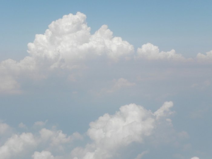 Wolken über Indien