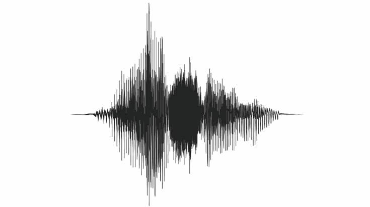 Visualisierung einer Tonspur