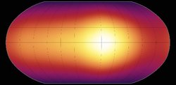 Temperaturkarte des Planeten HD 189733b