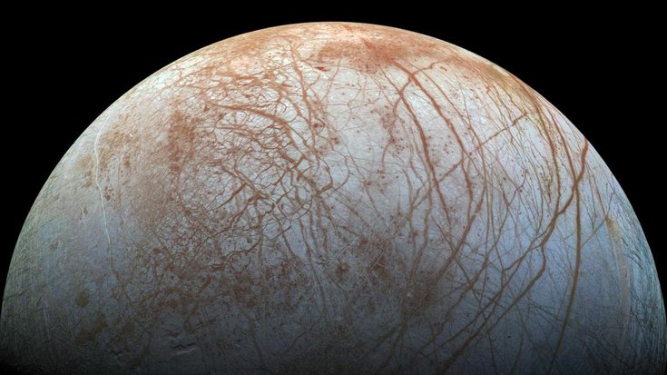 Aufnahme vom Jupitermond Europa