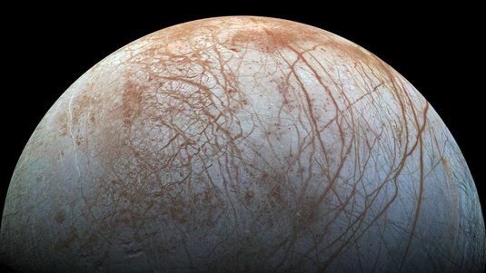 Aufnahme vom Jupitermond Europa