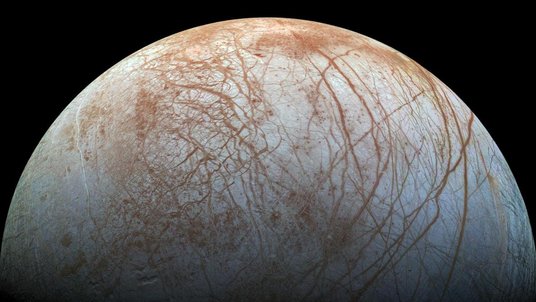 Aufnahme vom Jupitermond Europa