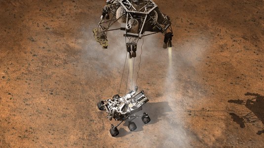 Geplante Landung des Marsrovers