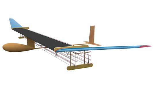 Illustration des Modellflugzeugs