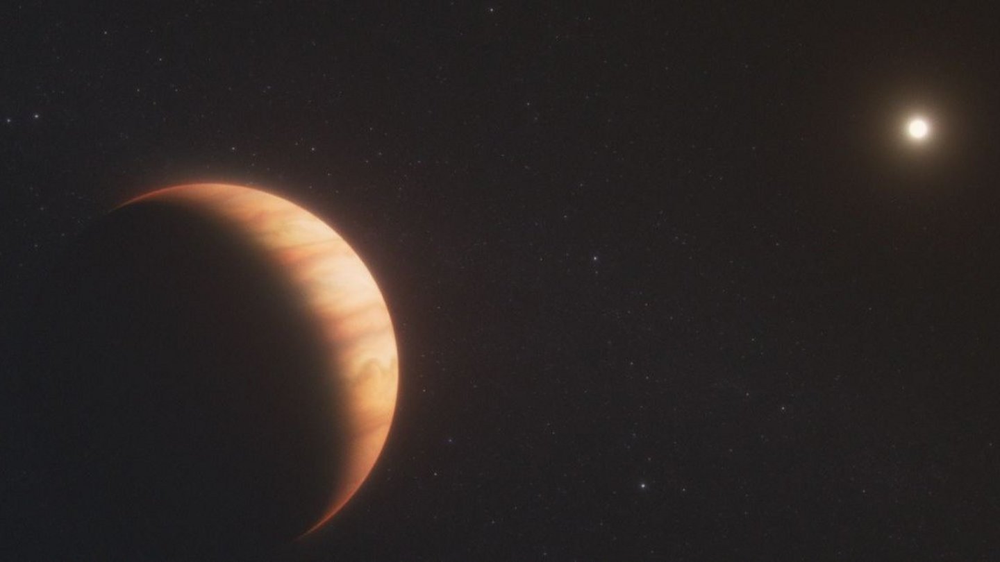 Planet-kreist-eng-um-erloschenen-Stern