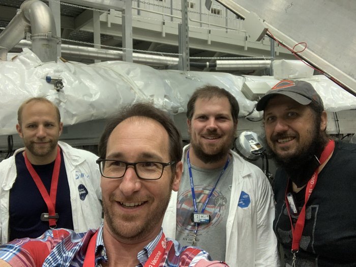 Martin Fertl, René Reimann und Kollegen Gruppenbild von vier Wissenschaftlern