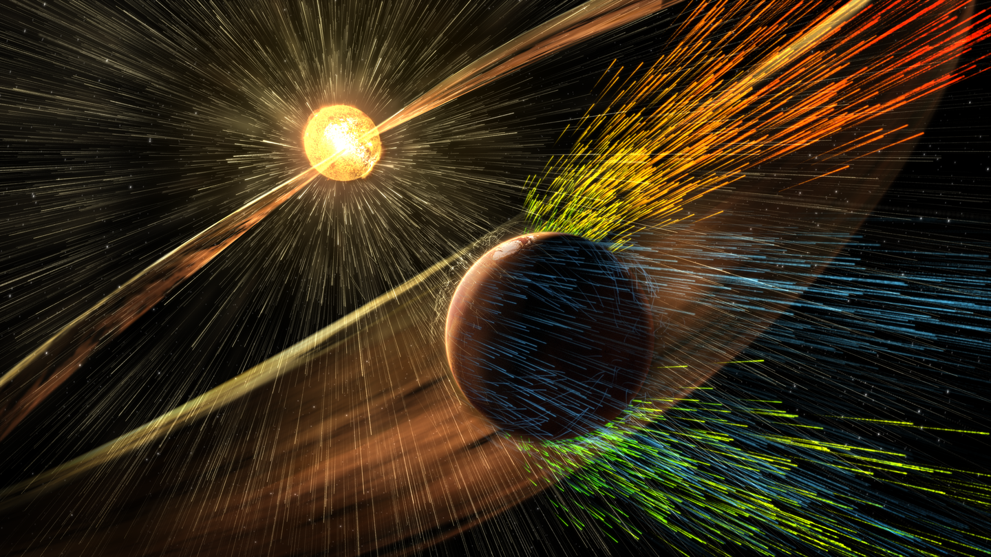 Physicist: Northern lights on Mars